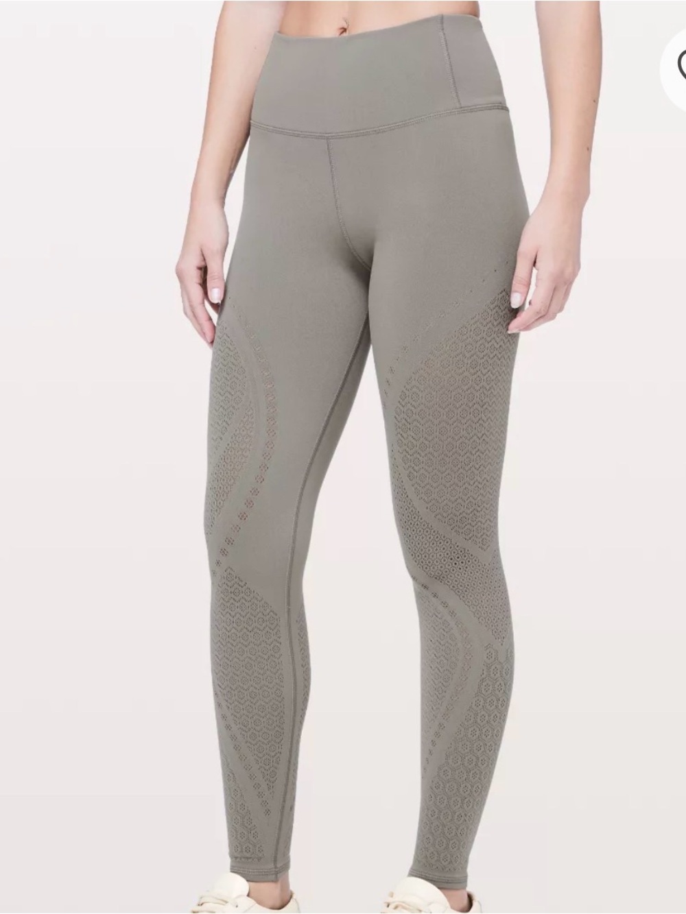 Lululemon Reveal Tight Mindful Motion Leggings Carbon Dust